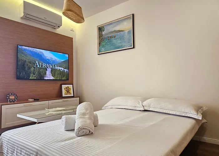 Appartement Bohemian Apt, Beachfront & Family Friendly - By Beta Premium Golem (Tirana)